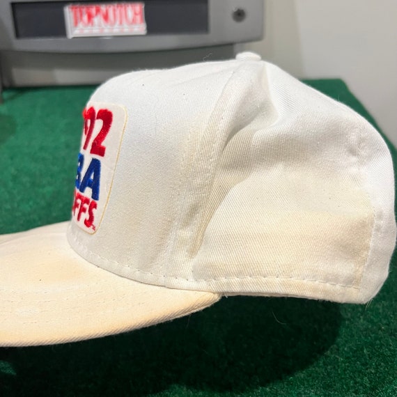 Vintage 1992 NBA Playoffs Snapback Hat Adjustable… - image 4