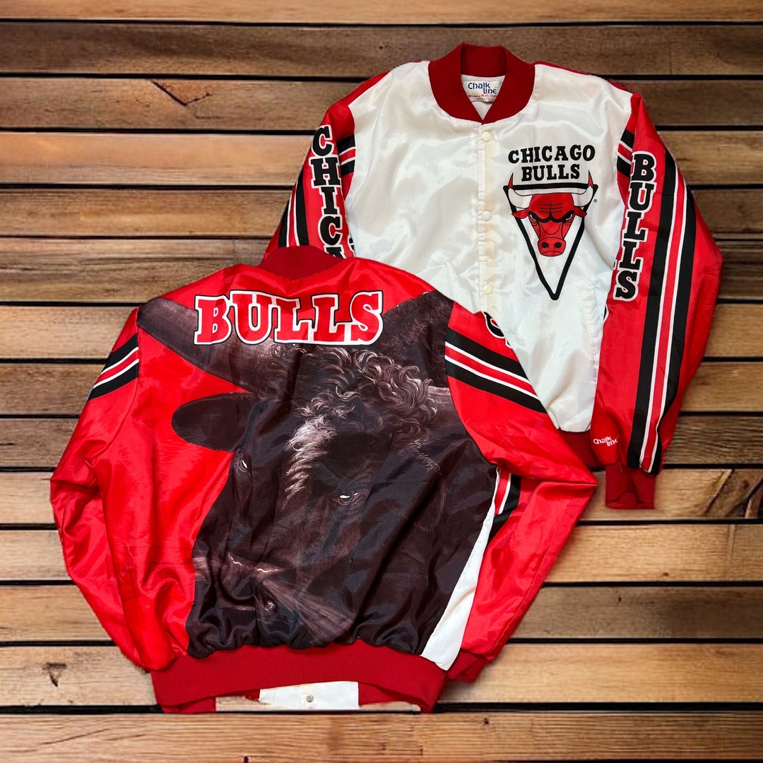 Vintage Chicago Bulls Fanimation Jacket Bomber Basketball
