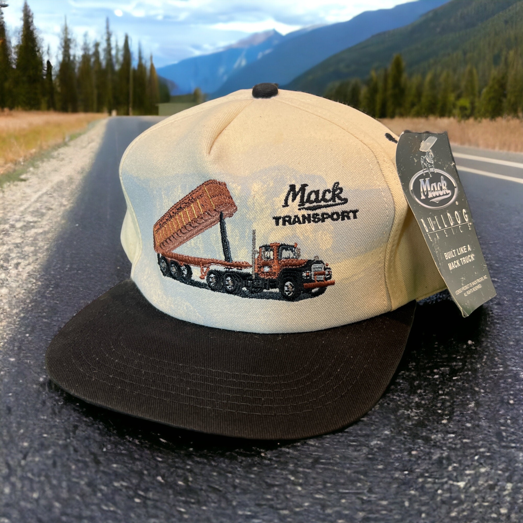 Vintage Mack Trucks Transport Snapback Hat Trucker Adjustable Dump Truck  NEW Tag By K-Products