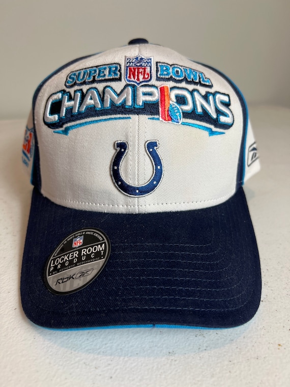 Indianapolis Colts Super Bowl Champions Hat Adjustable NFL - Etsy