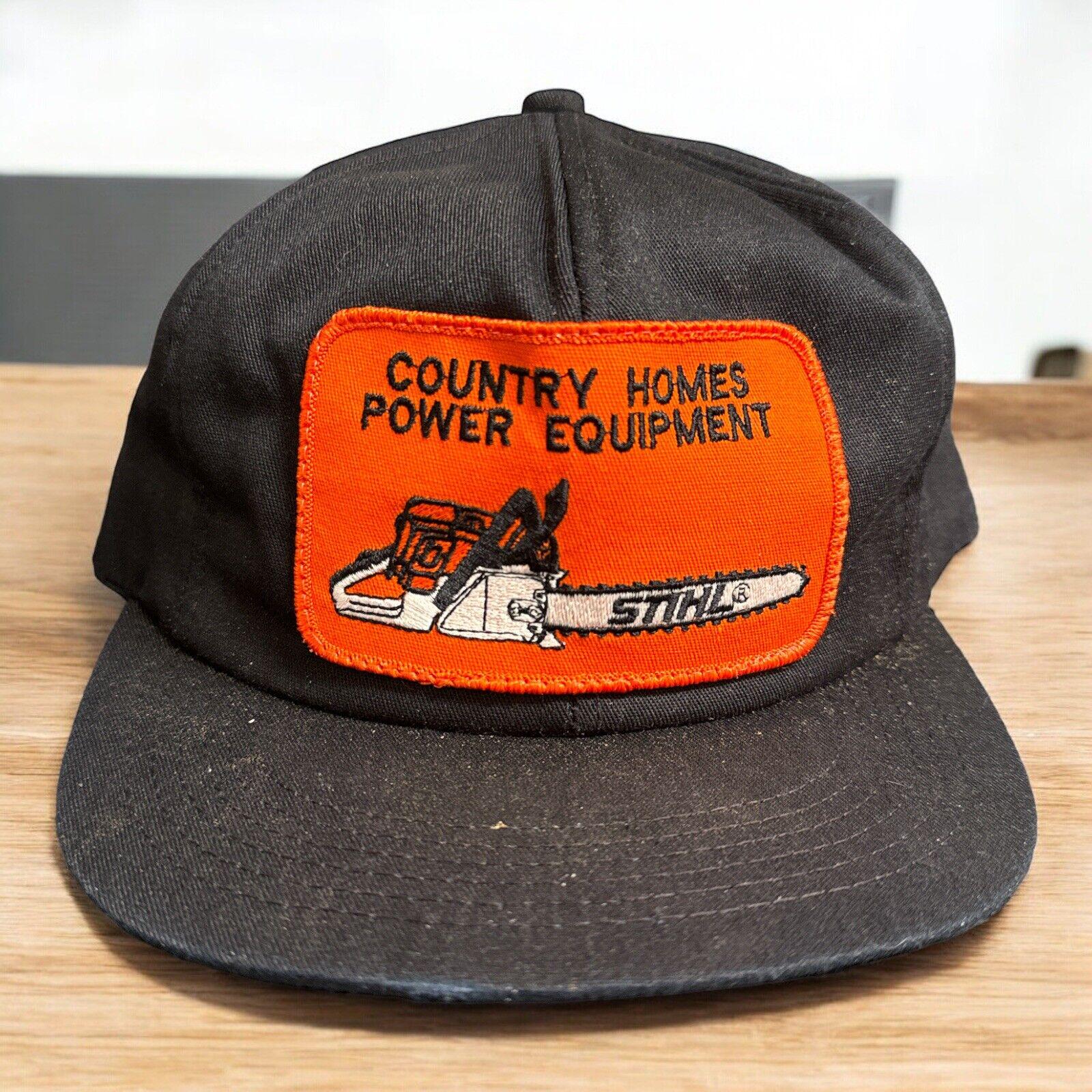 Berretto Stihl Ricamato Stile Camionista - Maglia Snapback Arancione E Nero - Foto 3