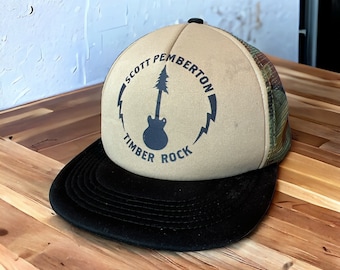 Scott Pemberton Timber Rock Snapback Hat Adjustable Meshback Camouflage Print O Theory