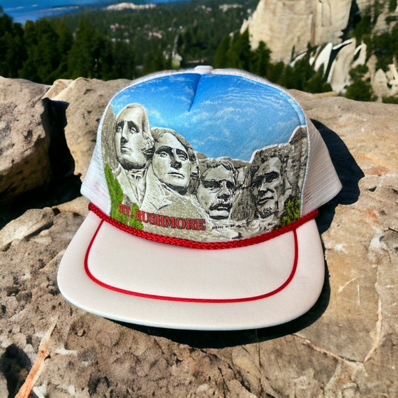 Vintage MT. Rushmore Trucker Snapback Hat Adjusta… - image 1