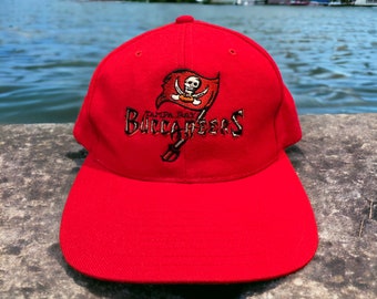 Vintage Tampa Bay Buccaneers Snapback Hat Adjustable 90s Football Buccs Headmasters Dada