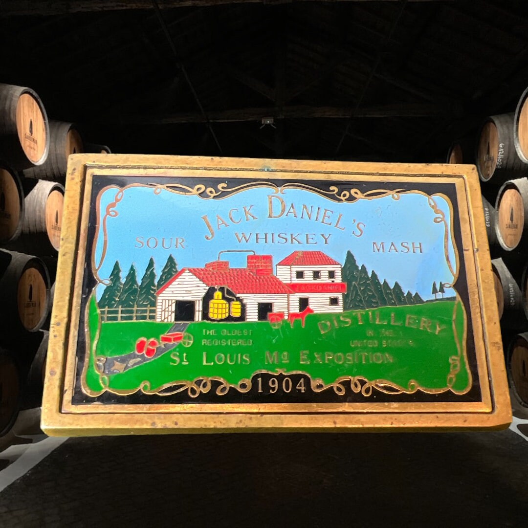 Vintage Jack Daniels Whiskey Distillery Belt Buckle Sour Mash 1904 Etsy