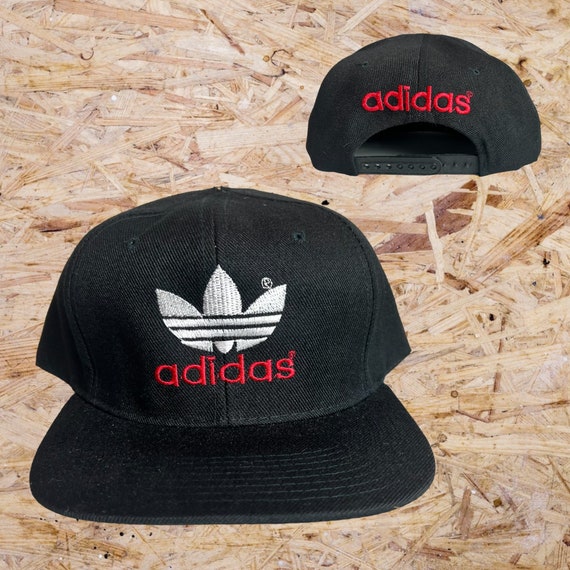 Adidas Snapback Hat Adjustable 90s Throwback - Etsy