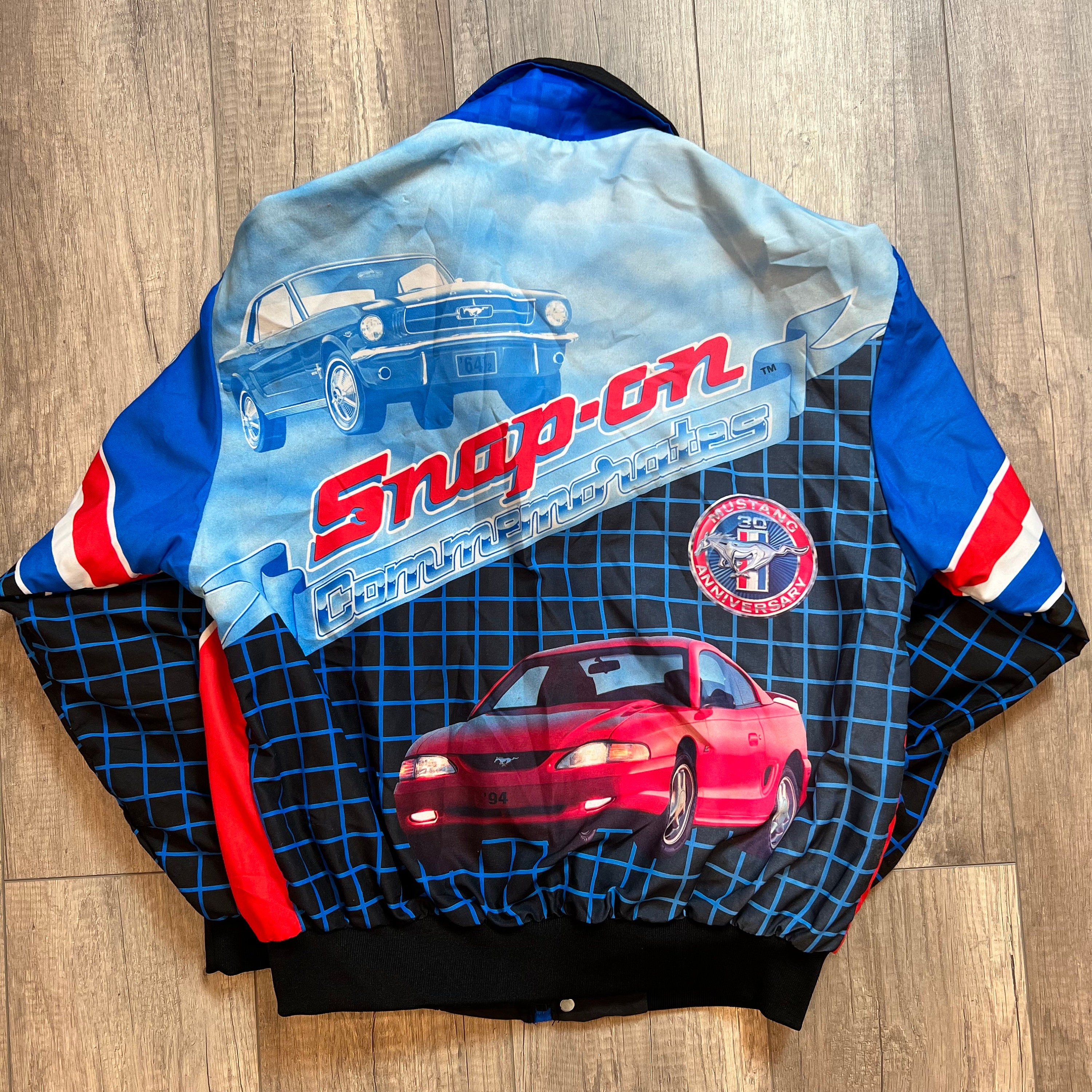 Vintage Ford Mustang 30 Year Anniversary Jacket Snap-on Tools