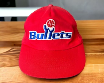 Vintage Washington Bullets Snapback Hat Adjustable 90s Throwback Basketball by Universal