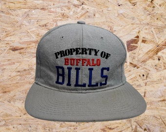 Vintage Property of Buffalo Bills Snapback Hat Adjustable 90s NFL Football by New Era