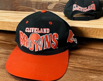 Vintage Cleveland Browns Wave Snapback Hat Adjustable Football 90s by ANI