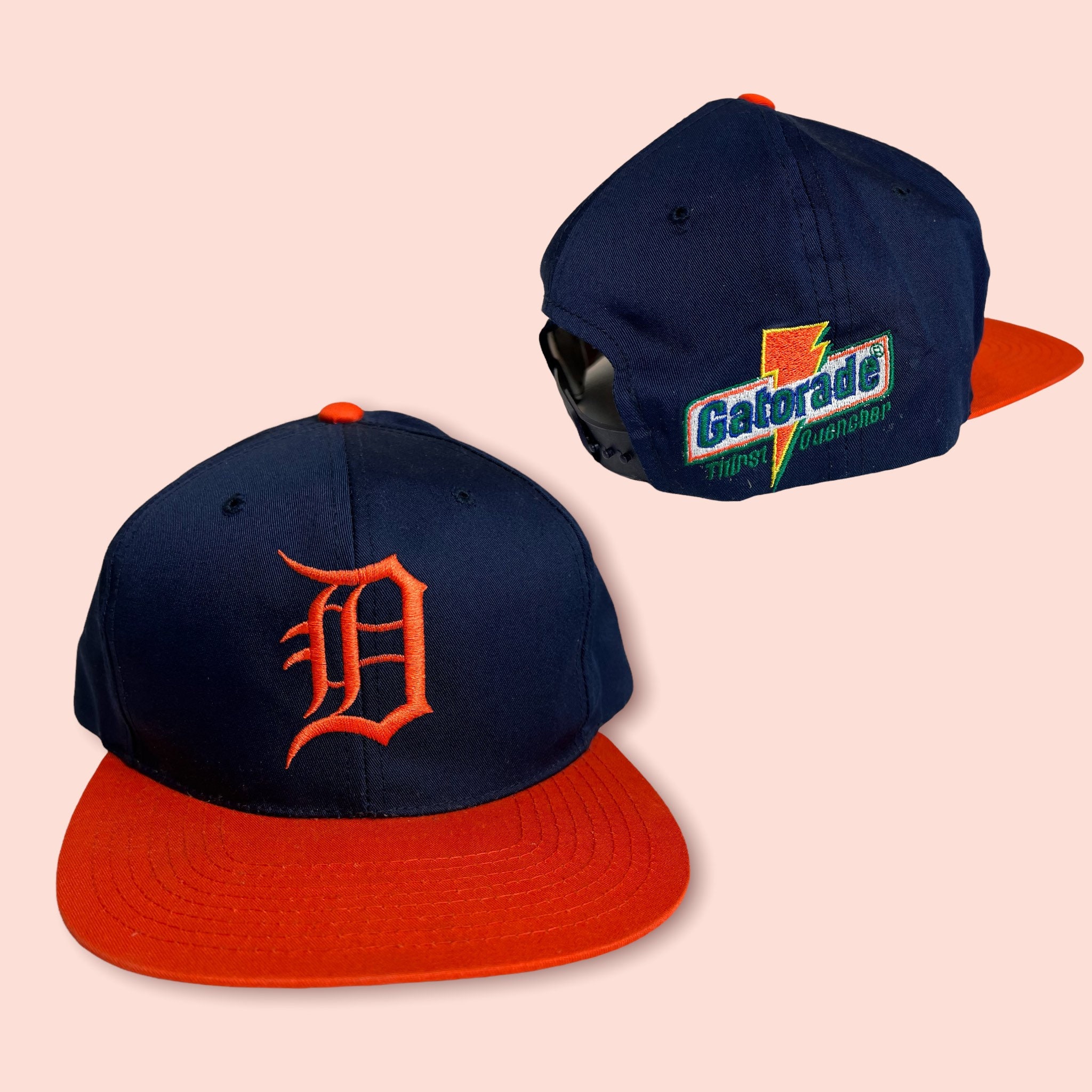 Detroit Tigers Hat Cap Strap Back Blue White All Star Game Baseball Mens