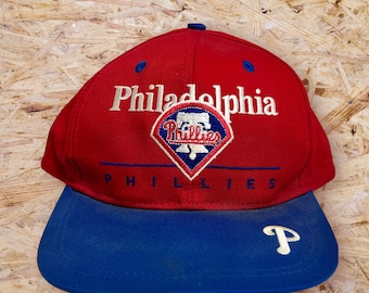 Vintage Philadelphia Phillies Snapback Hat Adjustable 90s MLB Baseball by Twins Enterprises