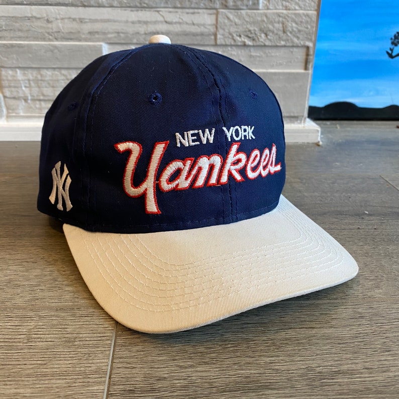 90s New York Yankees Logo Casquette+spbgp44.ru