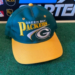 Vintage Green Bay Packers Snapback Hat Adjustable NFL Football by Youngan