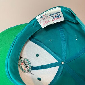 Vintage Florida Marlins Snapback Hat Adjustable 90s Miami MLB Baseball by Twins Enterprises Front Row Sports image 7