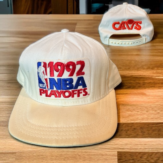 Vintage 1992 NBA Playoffs Snapback Hat Adjustable… - image 1