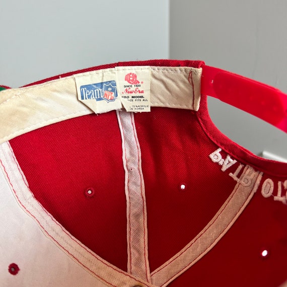 Vintage New England Patriots Snapback Hat Adjusta… - image 8