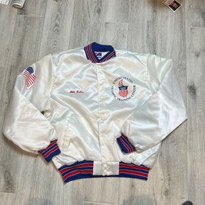 Vintage United States Olympic Training Center Satin Bomber Jacket Team USA Swingster Size Large image 2