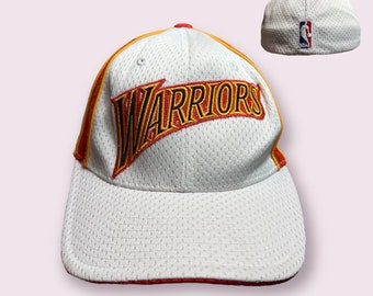 Throwback Golden State Warriors Stretch Fit Hat NBA Basketball By Reebok