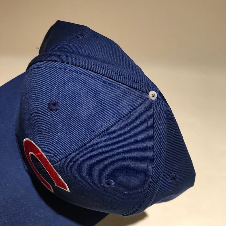 Vintage Chicago Cubs Plain Logo Snapback Hat Adjustable MLB - Etsy