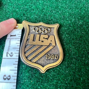 Vintage Team USA 1980 Summer Olympics Belt Buckle image 8