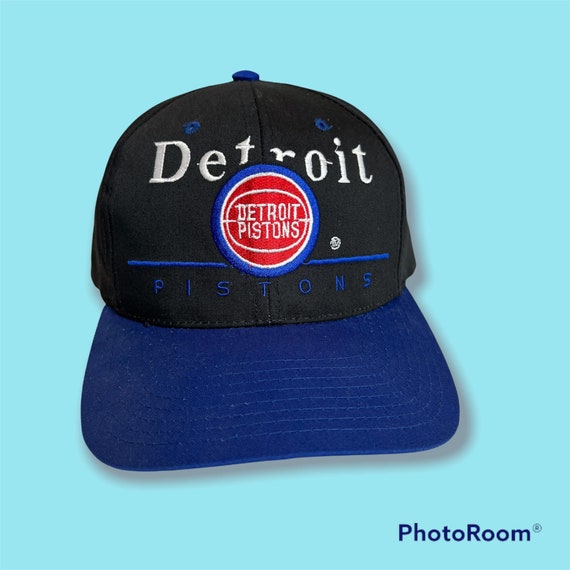Vintage Detroit Pistons Snapback Hat Adjustable 90s NBA 