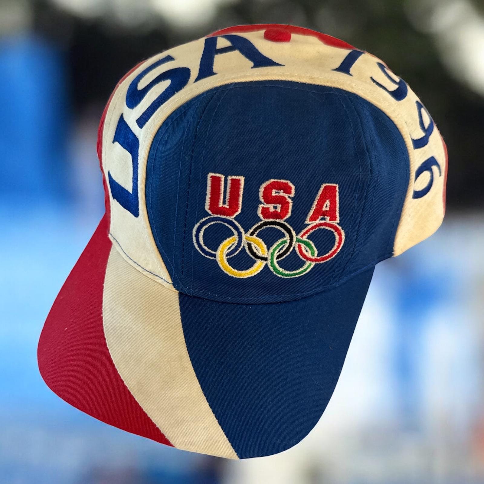 Starter 1996 Atlanta Olympic Games Collection USA Snapback Hat Adjustable Flag Vintage NWT 1996 Atlanta Summer Olympics Snapback Hat  main image 2