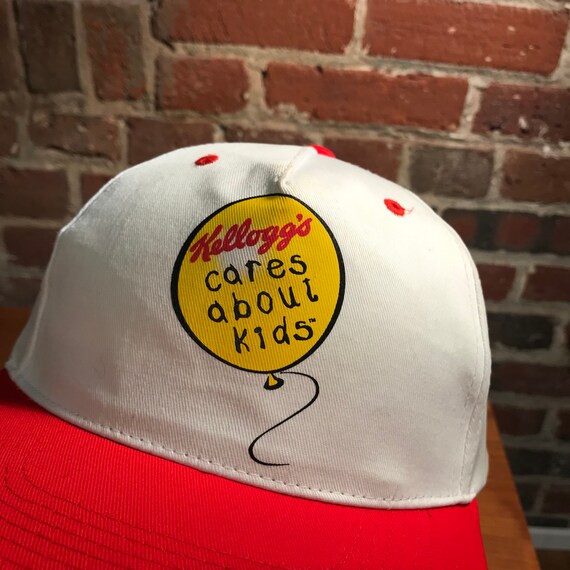 Vintage Kellogg's Cares About Kids Snapback Hat A… - image 4