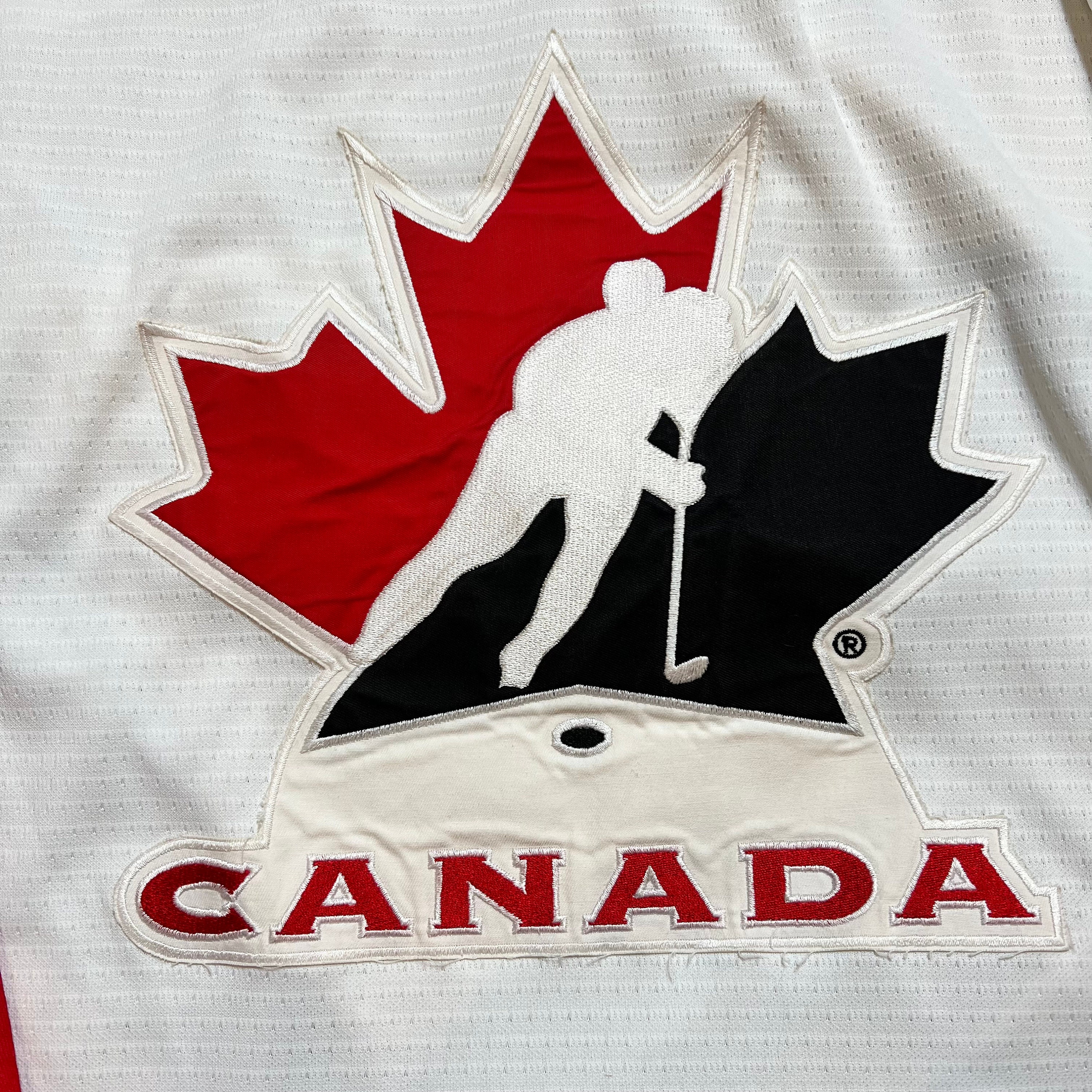 Bauer Team Canada 1996 World Cup White Hockey Jersey Mens M