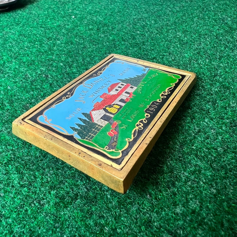 Vintage Jack Daniels Whiskey Distillery Belt Buckle Sour Mash 1904 Etsy