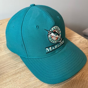 Vintage Florida Marlins Snapback Hat Adjustable 90s Miami MLB Baseball by Twins Enterprises Front Row Sports image 8