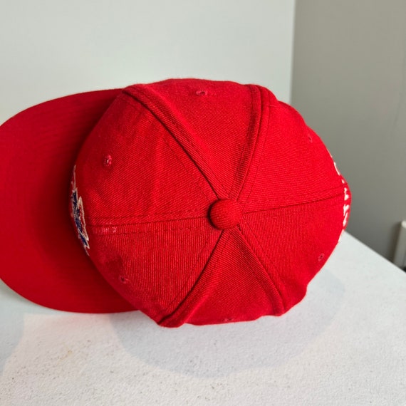 Vintage New England Patriots Snapback Hat Adjusta… - image 5