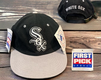 Vintage Chicago White Sox Strapback Hat Adjustable 90s Baseball First Pick Sports Starter NEW TAGS
