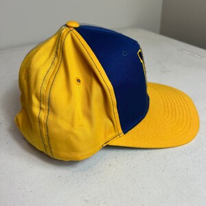 Vintage Golden State Warriors Letterman Snapback Hat Adjustable NBA Basketball by Starter image 7