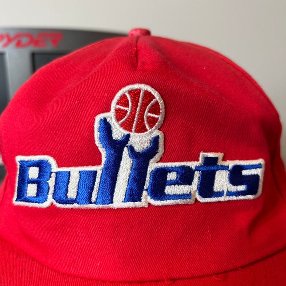 Vintage Washington Bullets Snapback Hat Adjustabl… - image 3