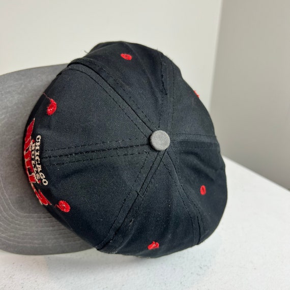 Vintage Chicago Bulls Snapback Hat Adjustable 90s… - image 4
