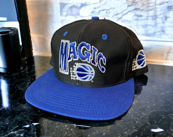 Vintage Orlando Magic Snapback Hat Adjustable 90s Basketball By Front Row