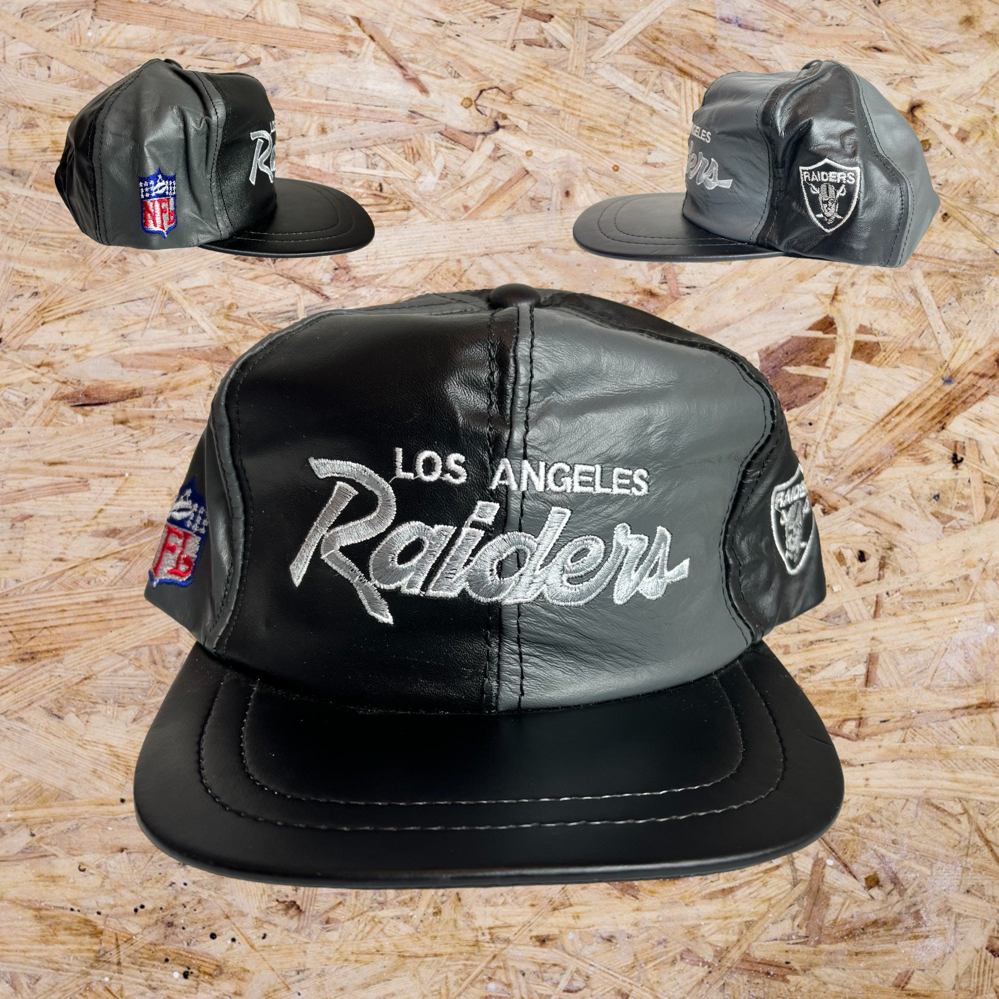 LA Los Angeles Raiders Script Black Snapback Cap Hat India