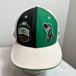 Vintage Boston Celtics Eastern Conference Fitted Hat NBA 59Fifty Pinwheel New Era 7 5/8 image 2