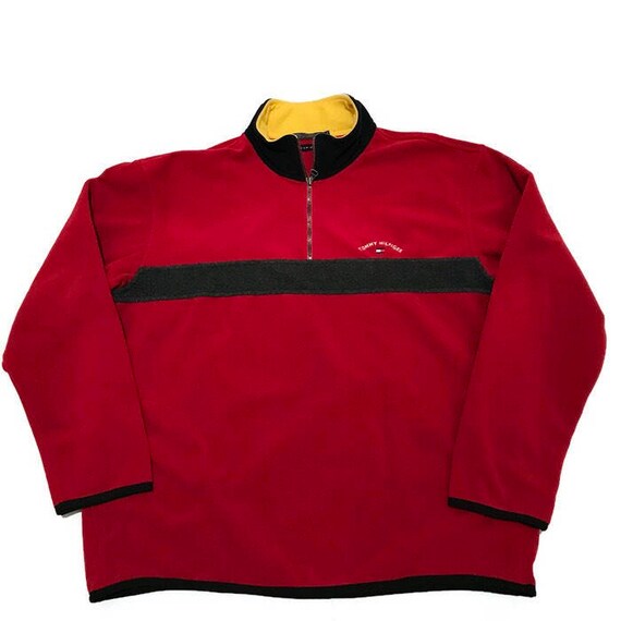 tommy hilfiger quarter zip sweatshirt