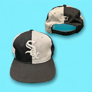 Vintage Chicago White Sox Pin Wheel Snapback Hat Adjustable Baseball By Starter YOUTH