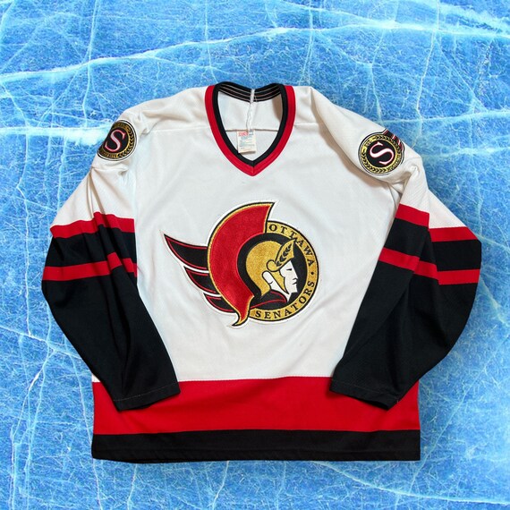 Ottawa Senators 2007-08 jersey artwork, This is a highly de…