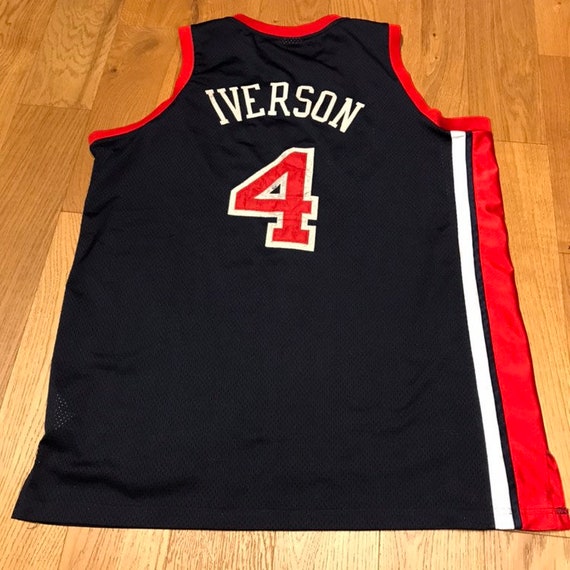 allen iverson usa basketball jersey