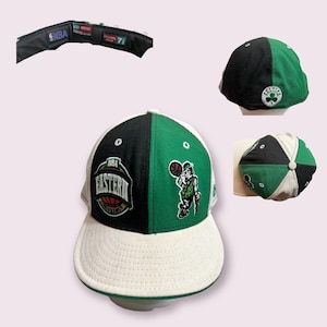 Vintage Boston Celtics Eastern Conference Fitted Hat NBA 59Fifty Pinwheel New Era 7 5/8 image 1