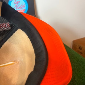 Vintage Baltimore Oriels Snapback Hat Adjustable Plain Logo Baseball Meshback Toppers image 7