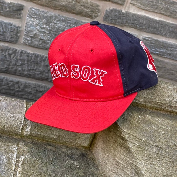 Vintage Boston Red Sox Snapback Hat Adjustable Bas