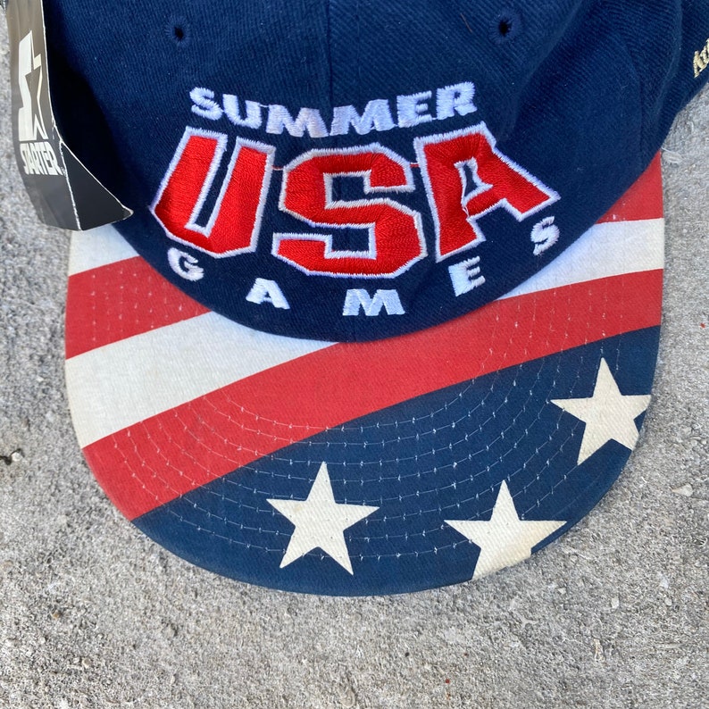 Vintage 1996 Atlanta Olympics Team USA Snapback Hat Adjustable Etsy