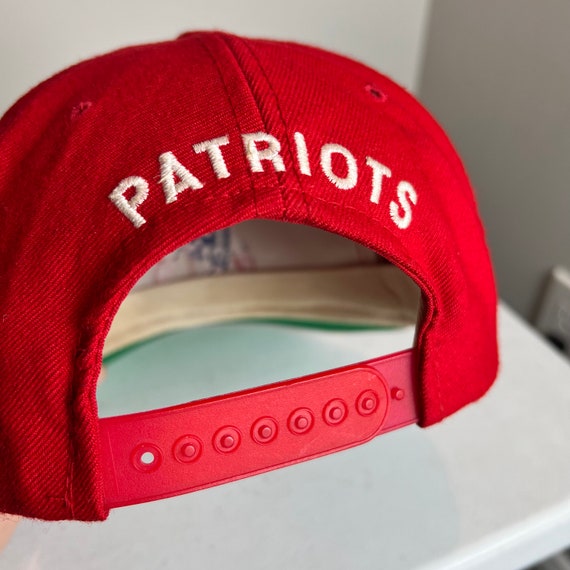 Vintage New England Patriots Snapback Hat Adjusta… - image 4