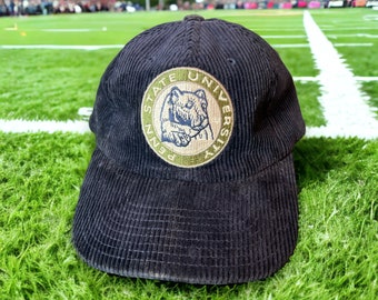 Vintage Penn State University Nittany Lions Corduroy Strapback Hat Adjustable 90s by American Needle