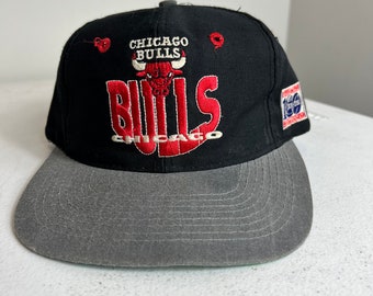 Vintage Chicago Bulls Snapback Hat Adjustable 90s NBA Basketball By The Game